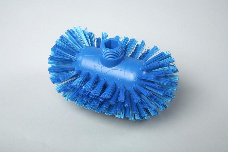 Hygiene - Tankschrubber, Außengewinde mit Innensechskant | 20 cm blau  | Temperaturbeständigkeit: - 20°C bis +134°C