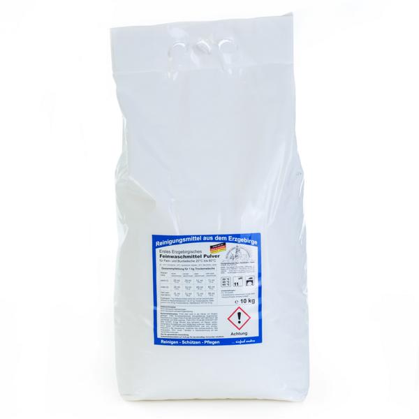 Erstes Erzgebirgisches Feinwaschmittel Pulver | 10 kg  | für Fein- und Buntwäsche 20°C bis 60°C
