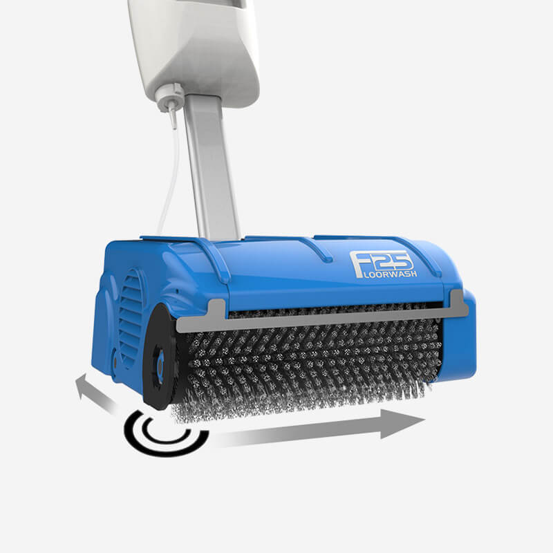 Floorwash Bodenreinigungsmaschine F35 für den Innen- und Außenbereich, 35cm, blau
