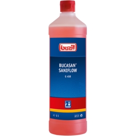 G458 BUCASAN® SANIFLOW | 1 Liter | Sanitärunterhaltsreiniger auf Zitronensäurebasis