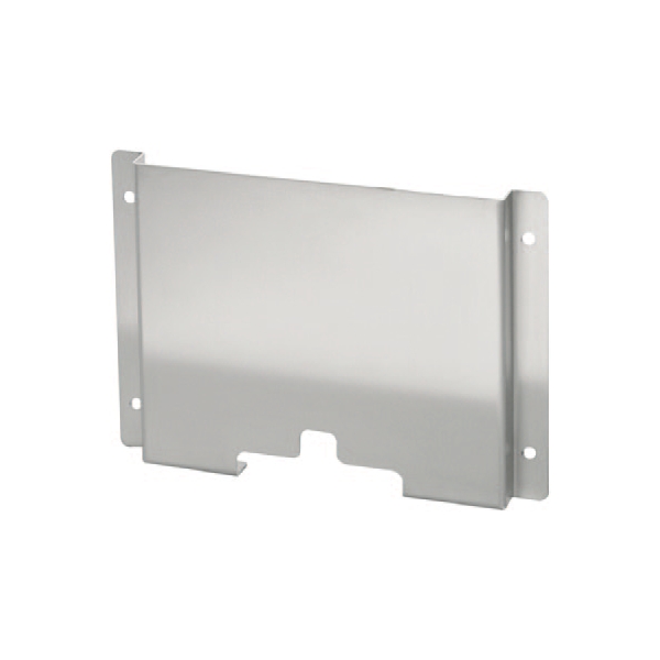 Handschuhboxen-Halterung Aluminium | Farbe silber  | geeigent für PE-Handschuh-Box gehämmert (64365)