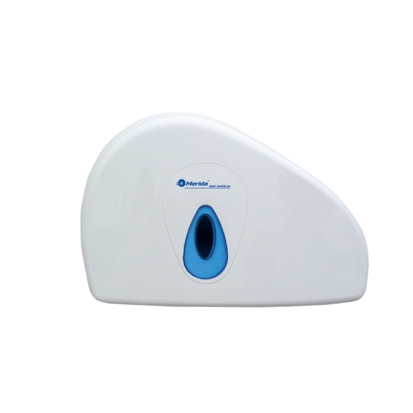 Toilettenpapier-Großrollen-Spender Merida Top Duo Mini | weiß/blau  | passend zu Art. A10047
