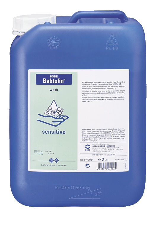 Baktolin® sensitiv | milde Waschlotion, farbstofffrei | 5 Liter