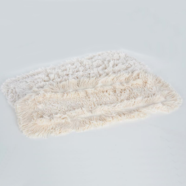 Spezialmopp 40 cm, Baumwoll-Polyestermopp, innen Schlinge, außen Fransen | Aufnahme: Tasche, B-Ware Spezialmopp 40 cm, Baumwoll-Polyestermopp, innen Schlinge, außen Fransen | Aufnahme: Tasche, B-Ware