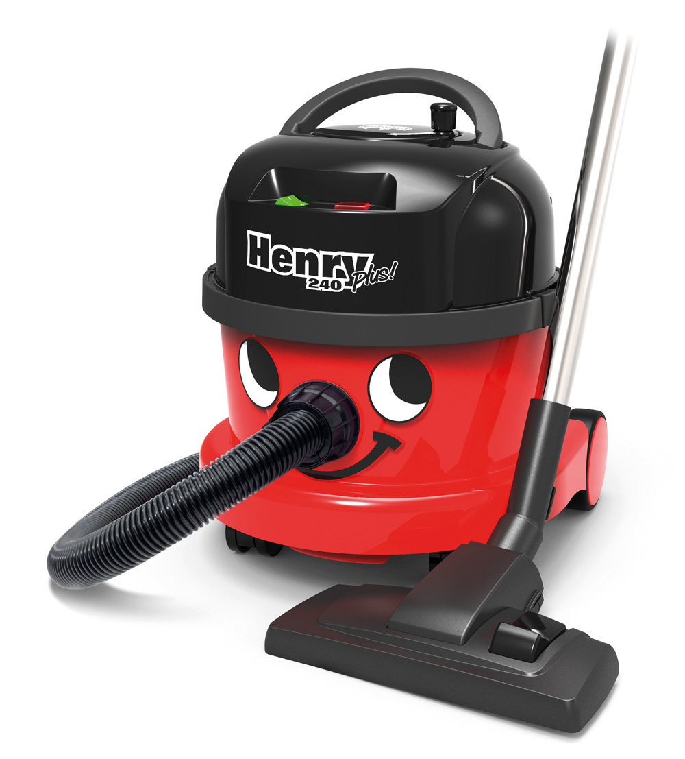Staubsauger Numatic PPR240-11 Henry 240 plus, inklusive Zubehörset AS1 32 | Farbe rot