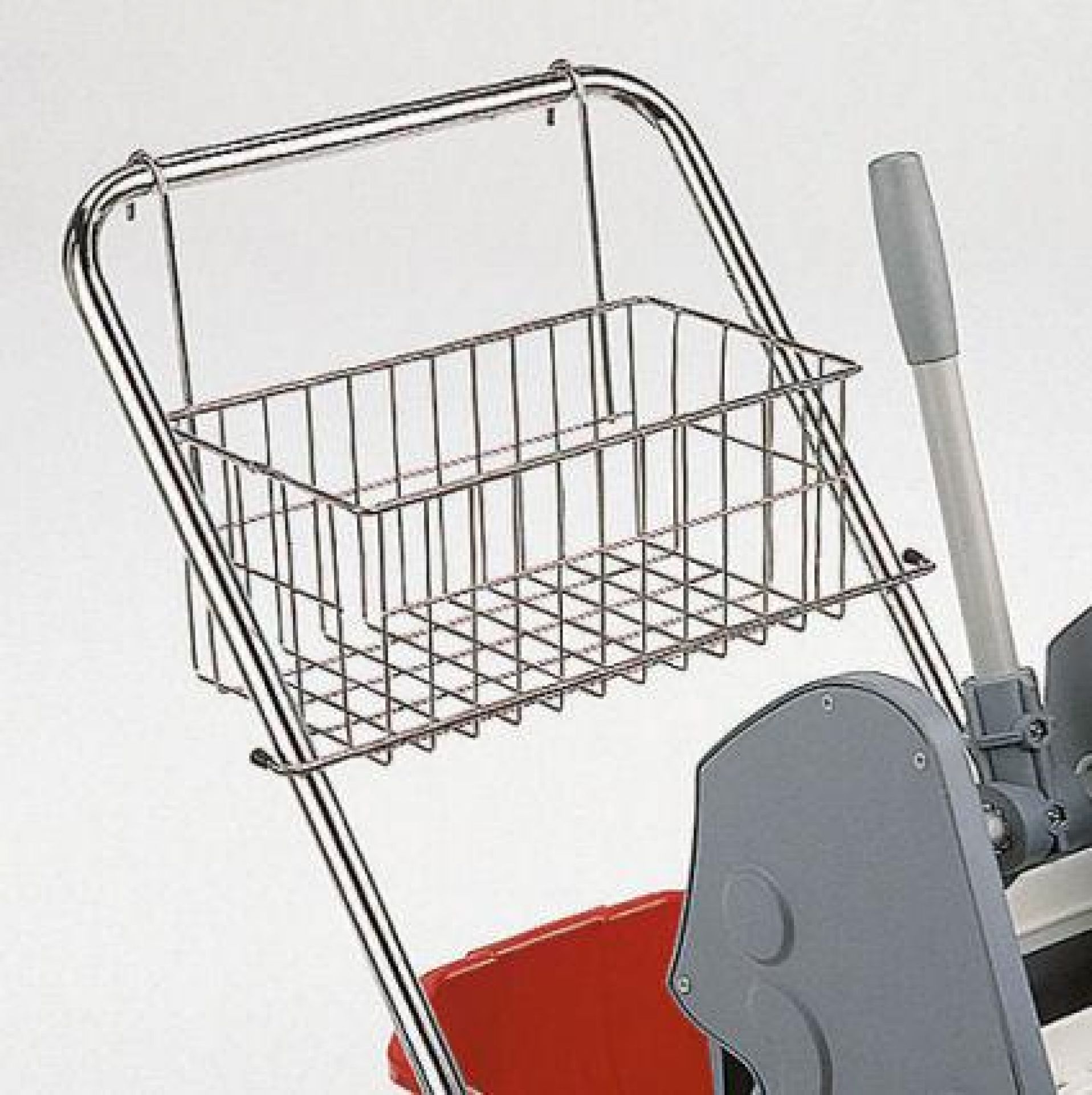 Zubehör/Ersatzteil: Ablagekorb/Drahtkorb für Reinigungswagen "Carello